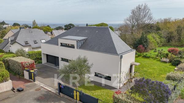 Maison d’architecte contemporaine 148 m² – Esprit loft, vue mer, Saint-Quay-Portrieux