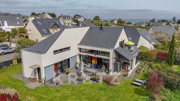 Maison d’architecte contemporaine 148 m² – Esprit loft, vue mer, Saint-Quay-Portrieux