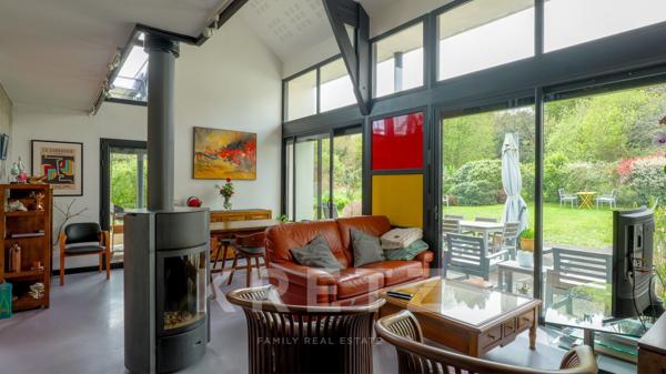 Maison d’architecte contemporaine 148 m² – Esprit loft, vue mer, Saint-Quay-Portrieux