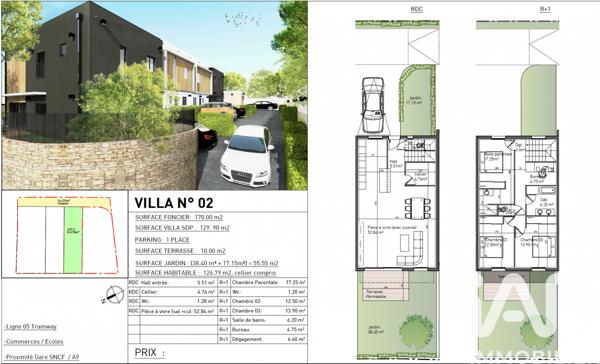 Maison à vendre 5 pièces 127 m² Montpellier