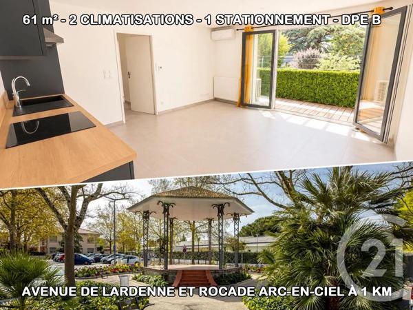Appartement F3 à vendre  3 pièces - 64,34 m 2   BLAGNAC  - 31