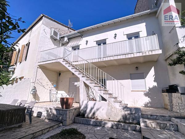 A VENDRE MARSEILLE 13014 MAISON T4 AVEC JARDIN ET CAVE AMENAGEE EN T3