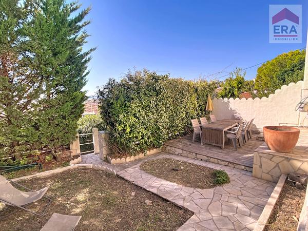 A VENDRE MARSEILLE 13014 MAISON T4 AVEC JARDIN ET CAVE AMENAGEE EN T3