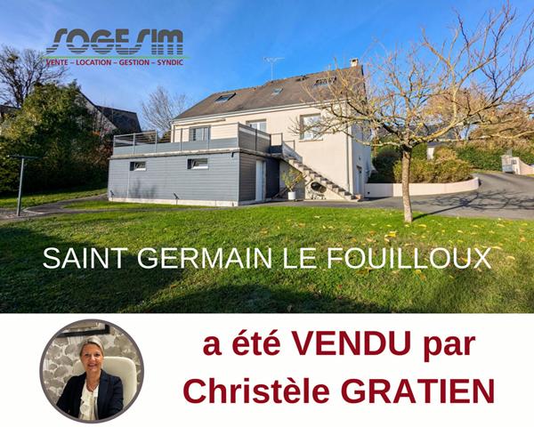 ACHAT-VENTE SAINT-GERMAIN LE FOUILLOUX Pavillon type 6