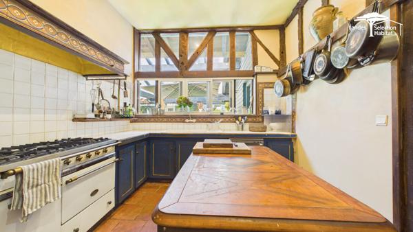 Ensemble immobilier d'exception de 380 m² hab. , piscine, dépendances et revenus locatifs Riviere saas et gourby