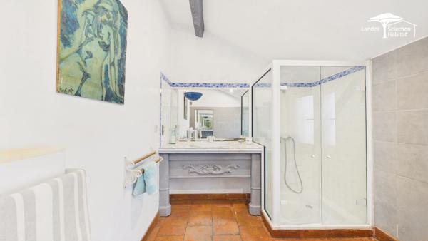 Ensemble immobilier d'exception de 380 m² hab. , piscine, dépendances et revenus locatifs Riviere saas et gourby