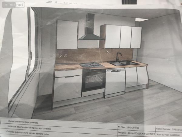 Maison à louer à Cambrai dans le Nord (59400), ref : 59083-L1809