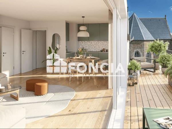 À vendre Appartement 4 pièces 84 m² - La Richardais 35780