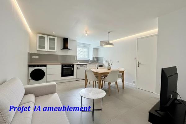Appartement T3 renové de 48,61 m2 situé au RDC, proche des commerces, transports, lycée Notre Dame du Marais à Fougéres