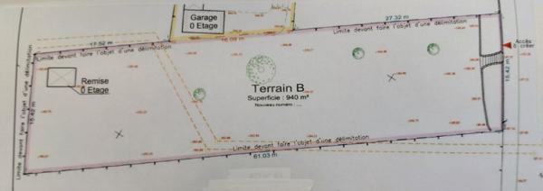 Terrain à vendre |  Maule |  940 m²