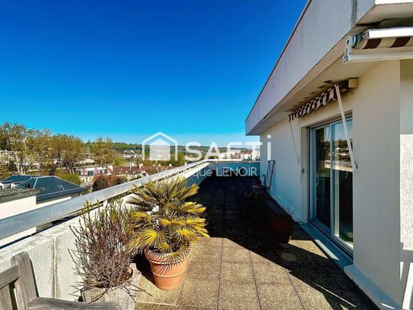 Appartement "VILLA sur les Toits" 4P de 79.7m2 avec terrasse 84m2 Le PECQ - Quartier Mexique