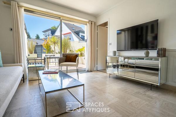 Appartement meublé de standing avec terrasse à 500 m des plages