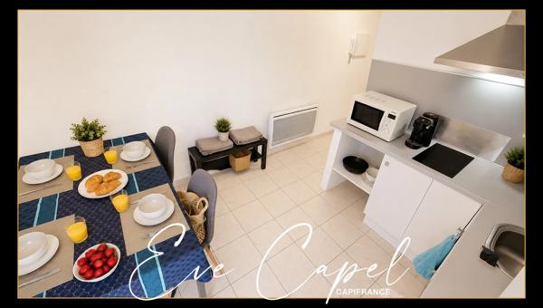 Appartement à vendre 2 pièces LE CAP D'AGDE (34), DUPLEX avec balcon au centre port.