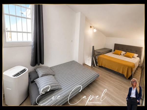 Appartement à vendre 2 pièces LE CAP D'AGDE (34), DUPLEX avec balcon au centre port.