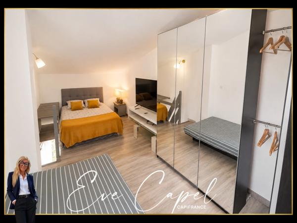 Appartement à vendre 2 pièces LE CAP D'AGDE (34), DUPLEX avec balcon au centre port.
