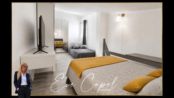 Appartement à vendre 2 pièces LE CAP D'AGDE (34), DUPLEX avec balcon au centre port.