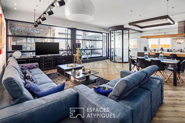 Loft contemporain avec terrasse et spa à Saint-Laurent-de-la-Salanque