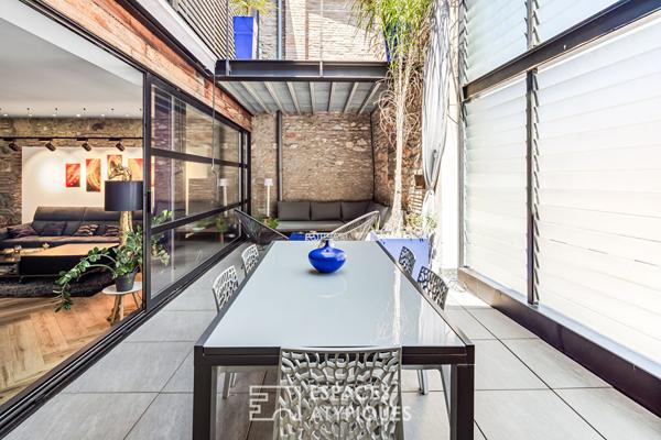 Loft contemporain avec terrasse et spa à Saint-Laurent-de-la-Salanque