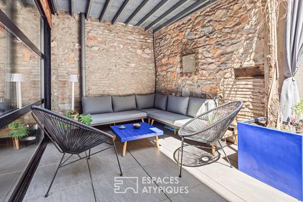 Loft contemporain avec terrasse et spa à Saint-Laurent-de-la-Salanque