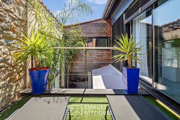 Loft contemporain avec terrasse et spa à Saint-Laurent-de-la-Salanque