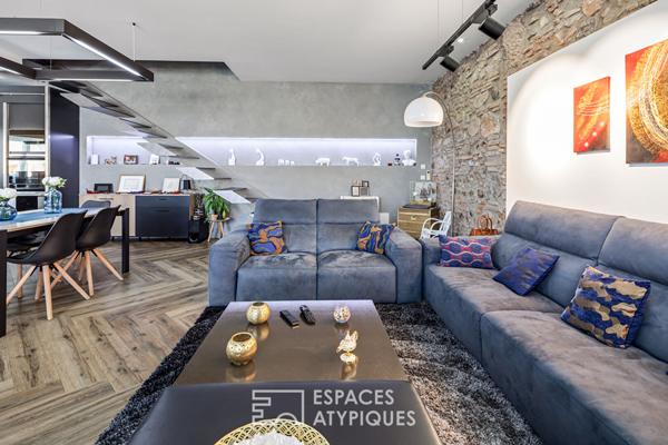 Loft contemporain avec terrasse et spa à Saint-Laurent-de-la-Salanque