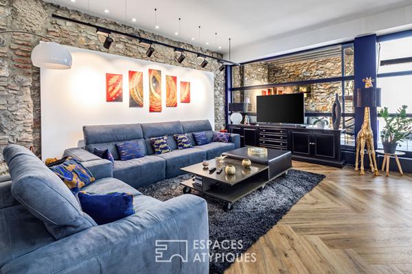 Loft contemporain avec terrasse et spa à Saint-Laurent-de-la-Salanque