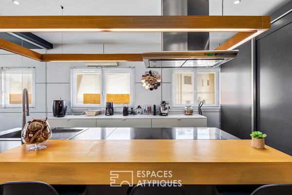 Loft contemporain avec terrasse et spa à Saint-Laurent-de-la-Salanque