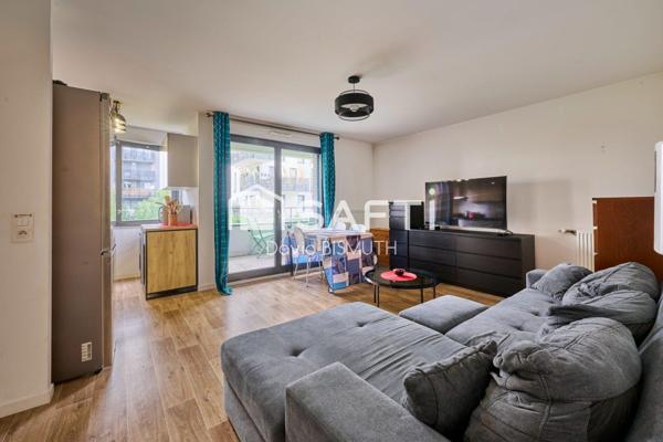 Appartement 2 pièces 1 chambre de 44 m2 avec un balcon de 5 m2 DPE "B" ECO QUARTIER construction de 2015