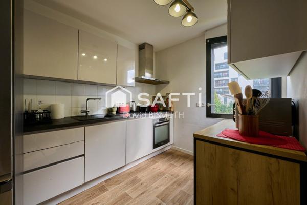 Appartement 2 pièces 1 chambre de 44 m2 avec un balcon de 5 m2 DPE "B" ECO QUARTIER construction de 2015