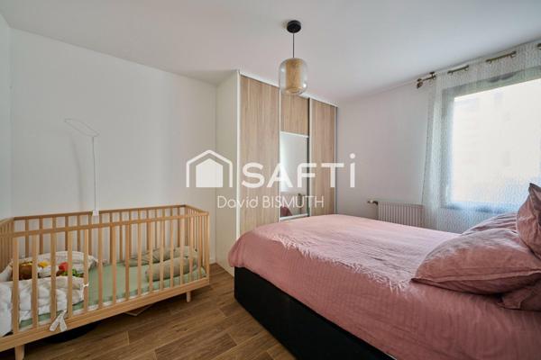 Appartement 2 pièces 1 chambre de 44 m2 avec un balcon de 5 m2 DPE "B" ECO QUARTIER construction de 2015