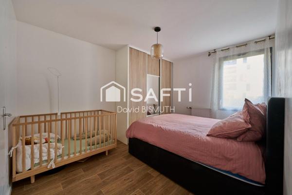 Appartement 2 pièces 1 chambre de 44 m2 avec un balcon de 5 m2 DPE "B" ECO QUARTIER construction de 2015