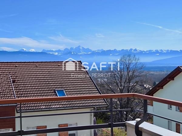 T2 de 40 m² avec grande terrasse et vue Mont Blanc