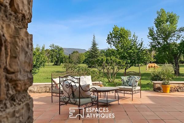 Bastide Provençale au coeur d’un domaine préservé d’1,8 hectares