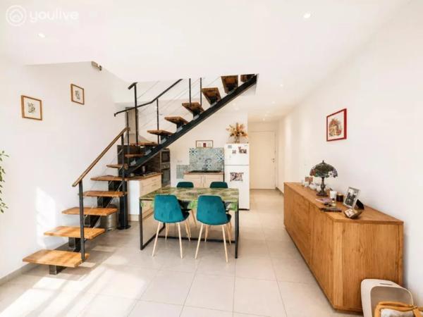 Appartement T3 en duplex avec son jardin