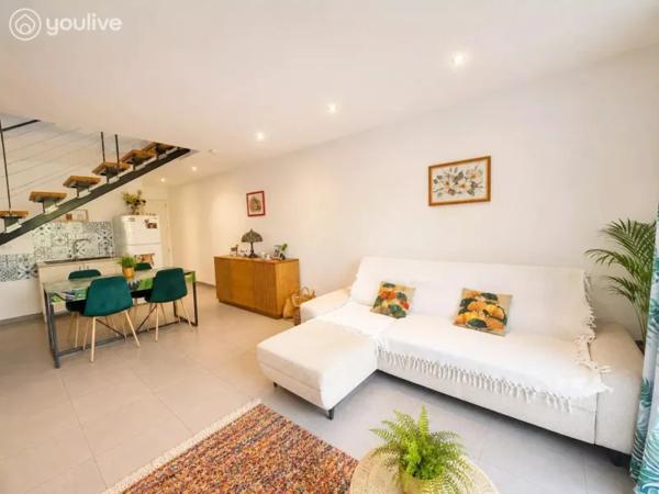 Appartement T3 en duplex avec son jardin