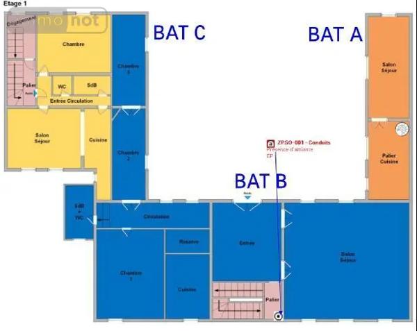 Achat - Immeuble Montargis 45200 556 m 2 845 m 2