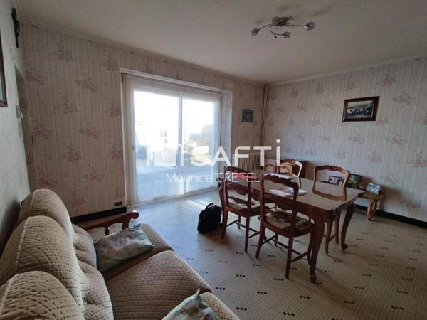 MAISON 90 M² 3CHS+GARAGE+TERRAIN