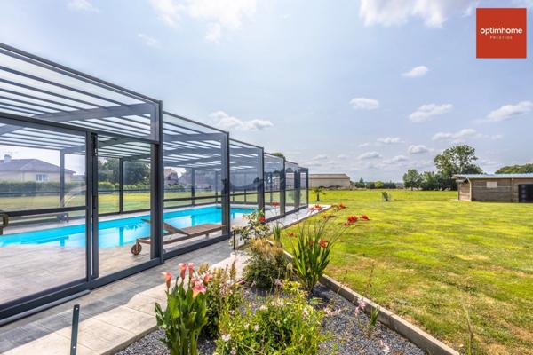 Sur près de 2 hectares, Magnifique Maison d'architecte de 180 m2 au cœur d’un joli village Normand