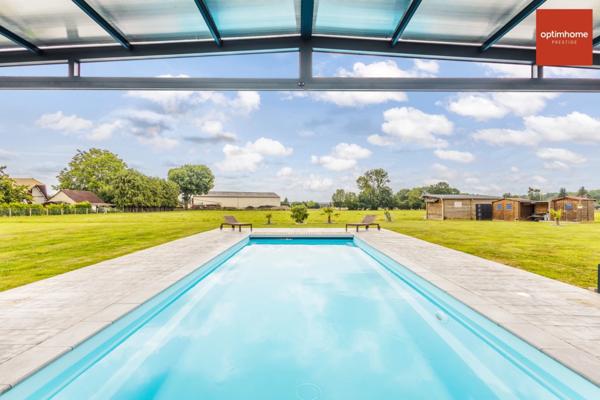 Sur près de 2 hectares, Magnifique Maison d'architecte de 180 m2 au cœur d’un joli village Normand