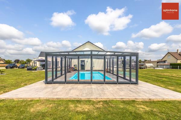 Sur près de 2 hectares, Magnifique Maison d'architecte de 180 m2 au cœur d’un joli village Normand