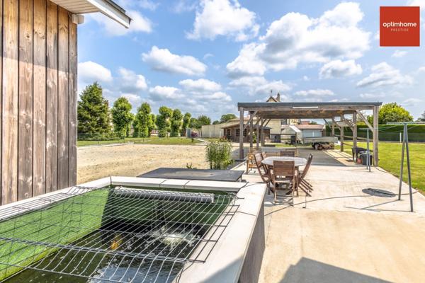 Sur près de 2 hectares, Magnifique Maison d'architecte de 180 m2 au cœur d’un joli village Normand
