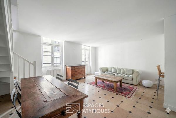Quartier mouffetard – Duplex au derniers étages