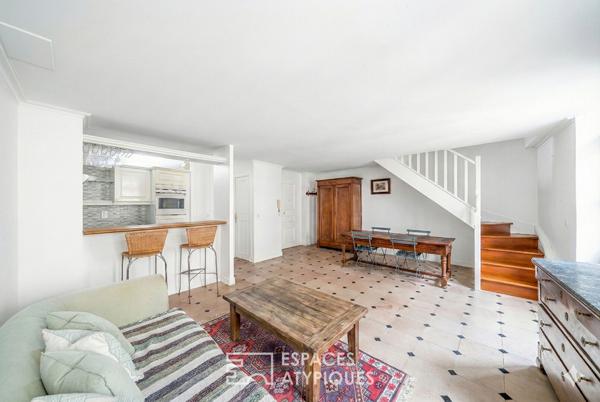 Quartier mouffetard – Duplex au derniers étages