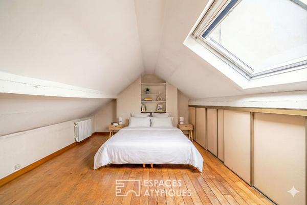 Quartier mouffetard – Duplex au derniers étages