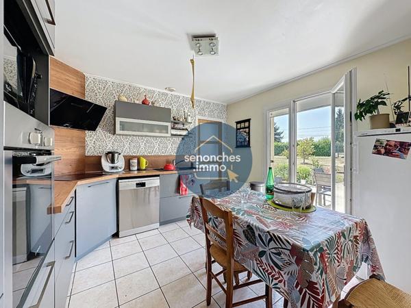 Pavillon plain-pied à vendre à Jaudrais 28250, 114?m², terrain?2?381?m², 4 chambres, annexe garage & hangar  un bien rare et prêt à vivre.