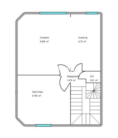 Maison
         3 pièces
        - 51 m² 335 000 € *