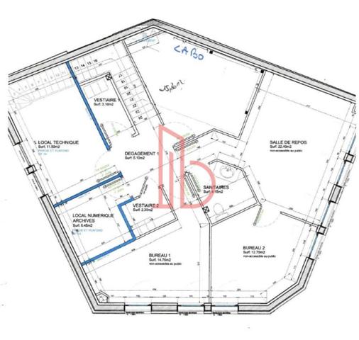 Local Commercial de 210 m² à louer à Bordeaux Talence