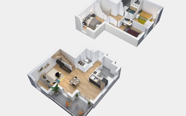 Appartement à vendre    4 pièces • 81,52 m2 Carquefou