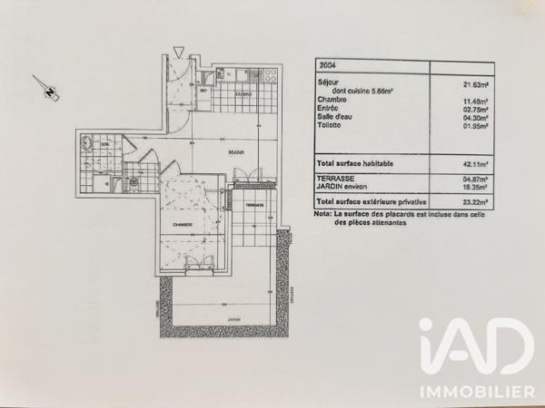 Appartement à vendre 2 pièces 42 m² Viry-Châtillon