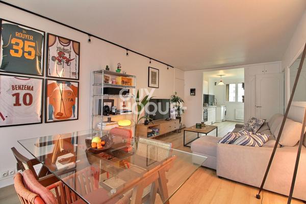 Chaville Rive Gauche - Appartement t3 traversant avec balcon , cave et parking en sous-sol